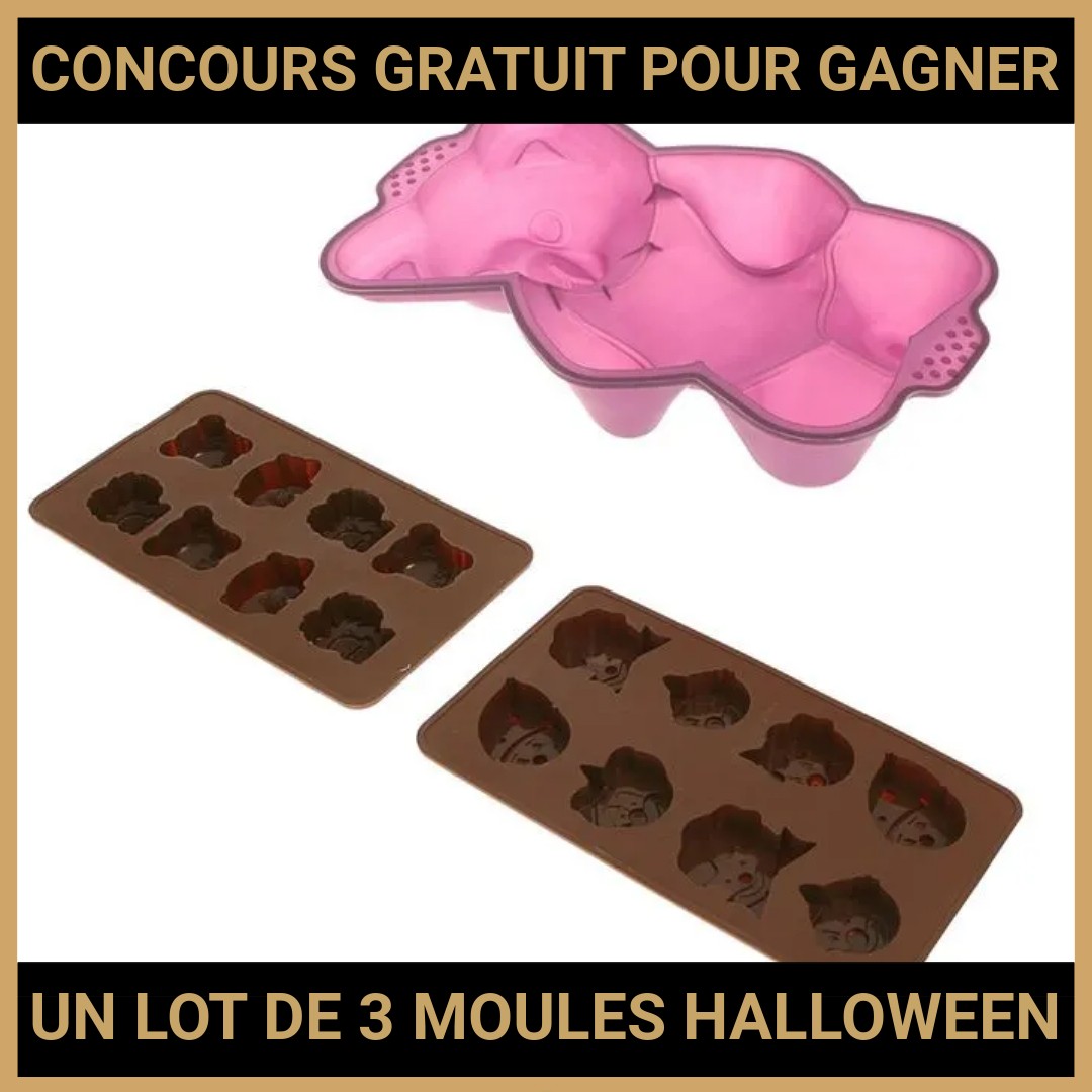 Jeu Concours Gratuit Pour Gagner Un Lot De Moules Halloween