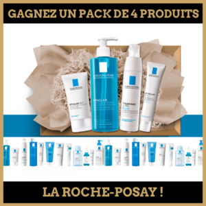 Gagnez un pack de 4 produits La Roche-Posay !
