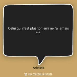 Celui qui n'est plus ton ami ne l'a jamais été....