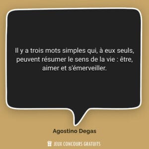 Il y a trois mots simples qui, à eux seuls, peuvent résumer le ...