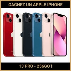 CONCOURS : GAGNEZ UN APPLE IPHONE 13 PRO - 256GO !