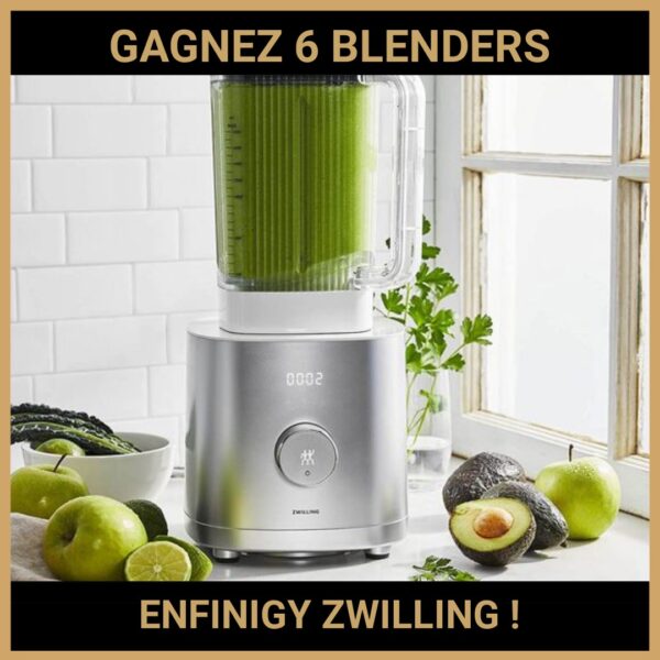 CONCOURS : GAGNEZ 6 BLENDERS ENFINIGY ZWILLING !