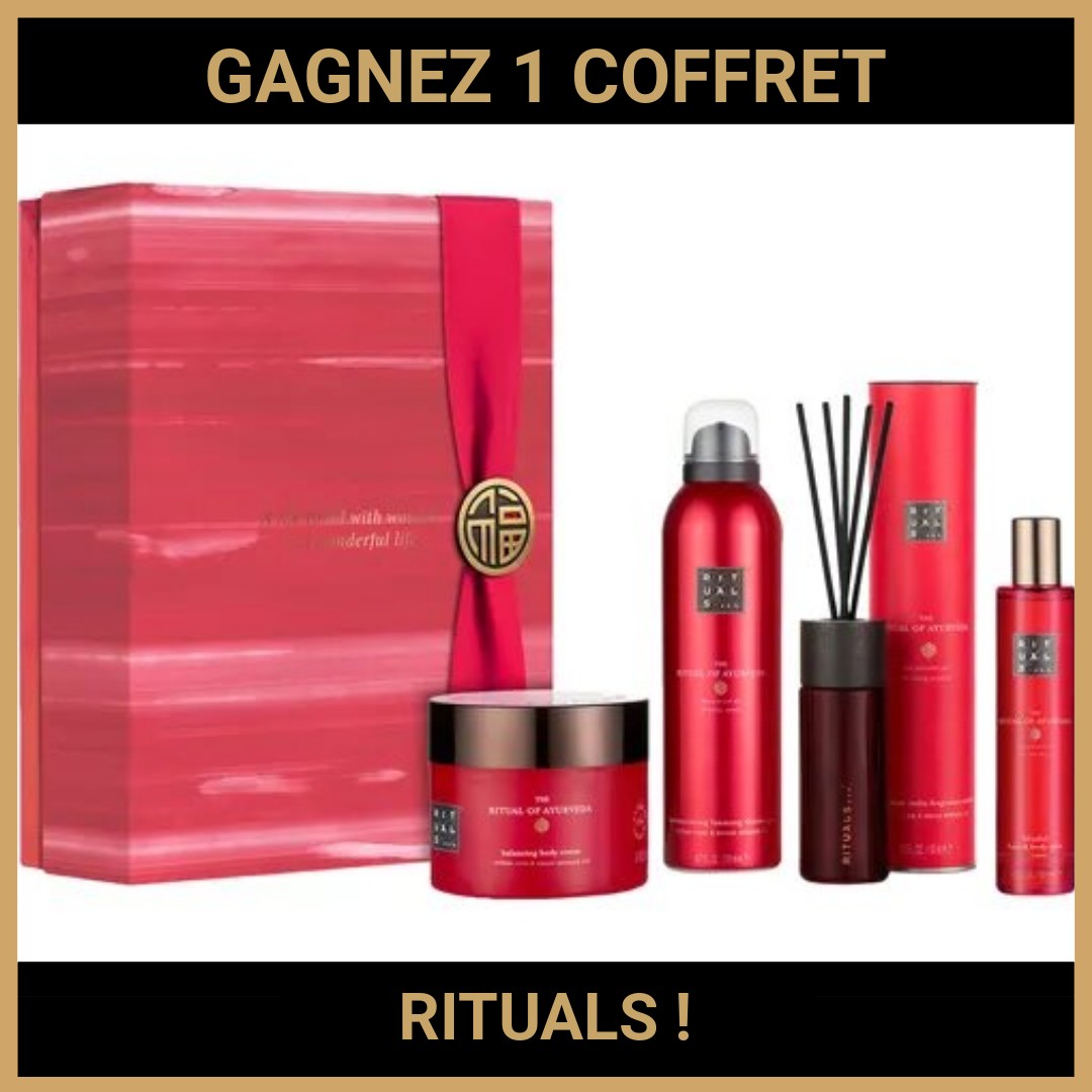 CONCOURS : GAGNEZ 1 COFFRET RITUALS !