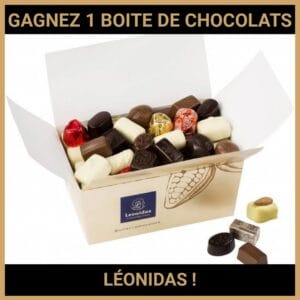 CONCOURS : GAGNEZ 1 BOITE DE CHOCOLATS LÉONIDAS !