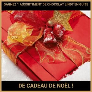 CONCOURS : GAGNEZ 1 ASSORTIMENT DE CHOCOLAT LINDT EN GUISE DE CADEAU DE NOËL !