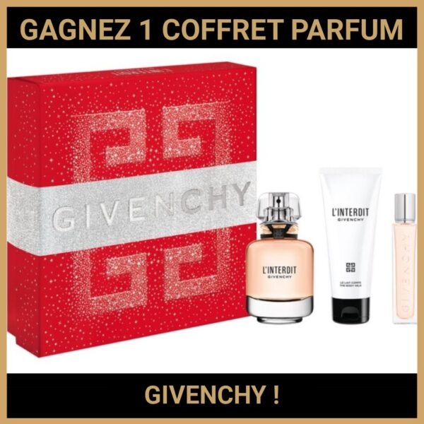 CONCOURS : GAGNEZ 1 COFFRET PARFUM GIVENCHY !