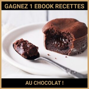 CONCOURS : GAGNEZ 1 EBOOK RECETTES AU CHOCOLAT !