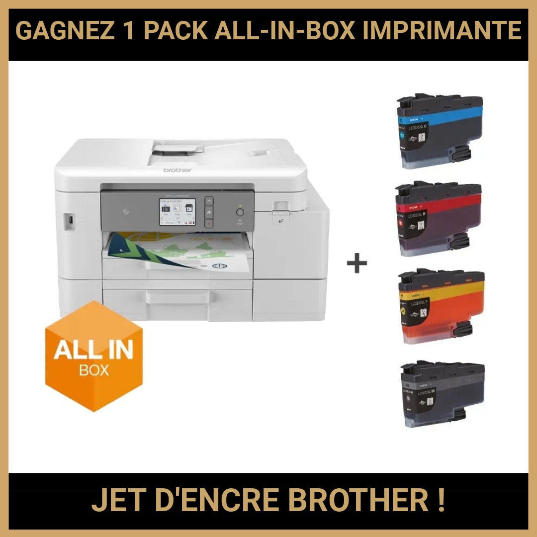 CONCOURS:GAGNEZ 1 PACK ALL-IN-BOX IMPRIMANTE JET D'ENCRE BROTHER