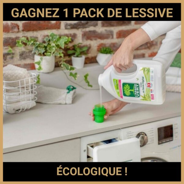 CONCOURS: GAGNEZ 1 PACK DE LESSIVE ÉCOLOGIQUE !