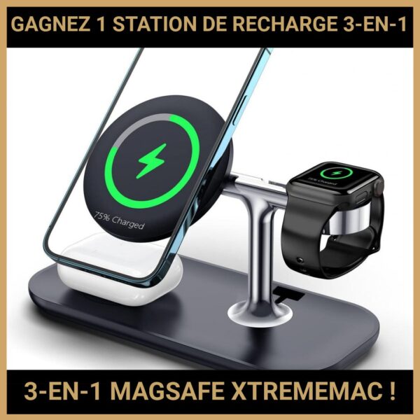 CONCOURS: GAGNEZ 1 STATION DE RECHARGE 3-EN-1 MAGSAFE XTREMEMAC