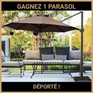 CONCOURS: GAGNEZ 1 PARASOL DÉPORTÉ !