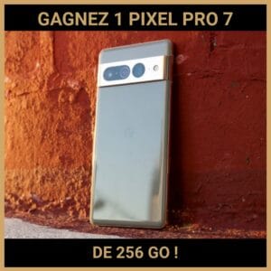 CONCOURS : GAGNEZ 1 PIXEL PRO 7 DE 256 GO !