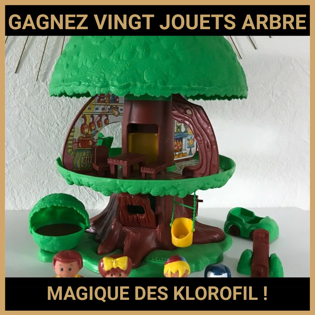 VINGT JOUETS ARBRE MAGIQUE DES KLOROFIL !