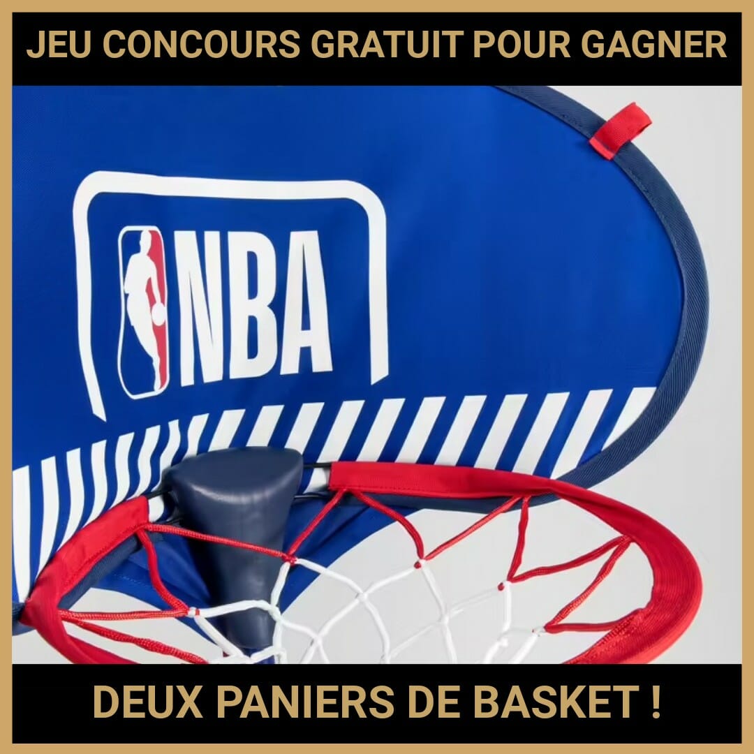 JEU CONCOURS GRATUIT POUR GAGNER DEUX PANIERS DE BASKET TARMAK K900 !