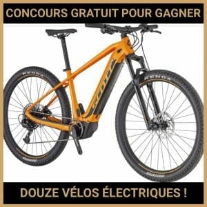 JEU CONCOURS GRATUIT POUR GAGNER DOUZE VÉLOS ÉLECTRIQUES !