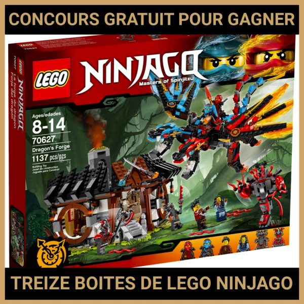 JEU CONCOURS GRATUIT POUR GAGNER TREIZE BOITES DE LEGO NINJAGO !