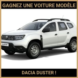 JEU CONCOURS GRATUIT POUR GAGNER UNE VOITURE MODÈLE DACIA DUSTER !