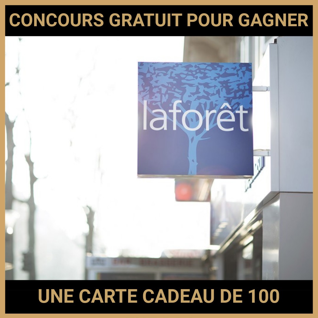 JEU CONCOURS GRATUIT POUR GAGNER UNE CARTE CADEAU DE 100 EUROS !