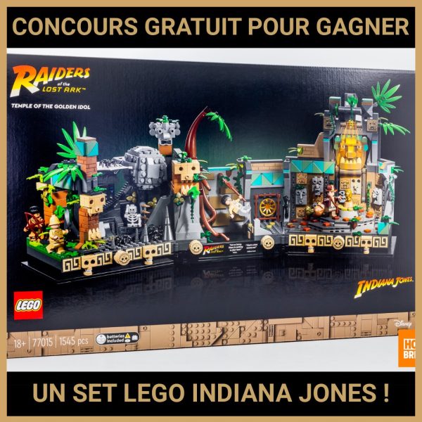 JEU CONCOURS GRATUIT POUR GAGNER UN SET LEGO INDIANA JONES !