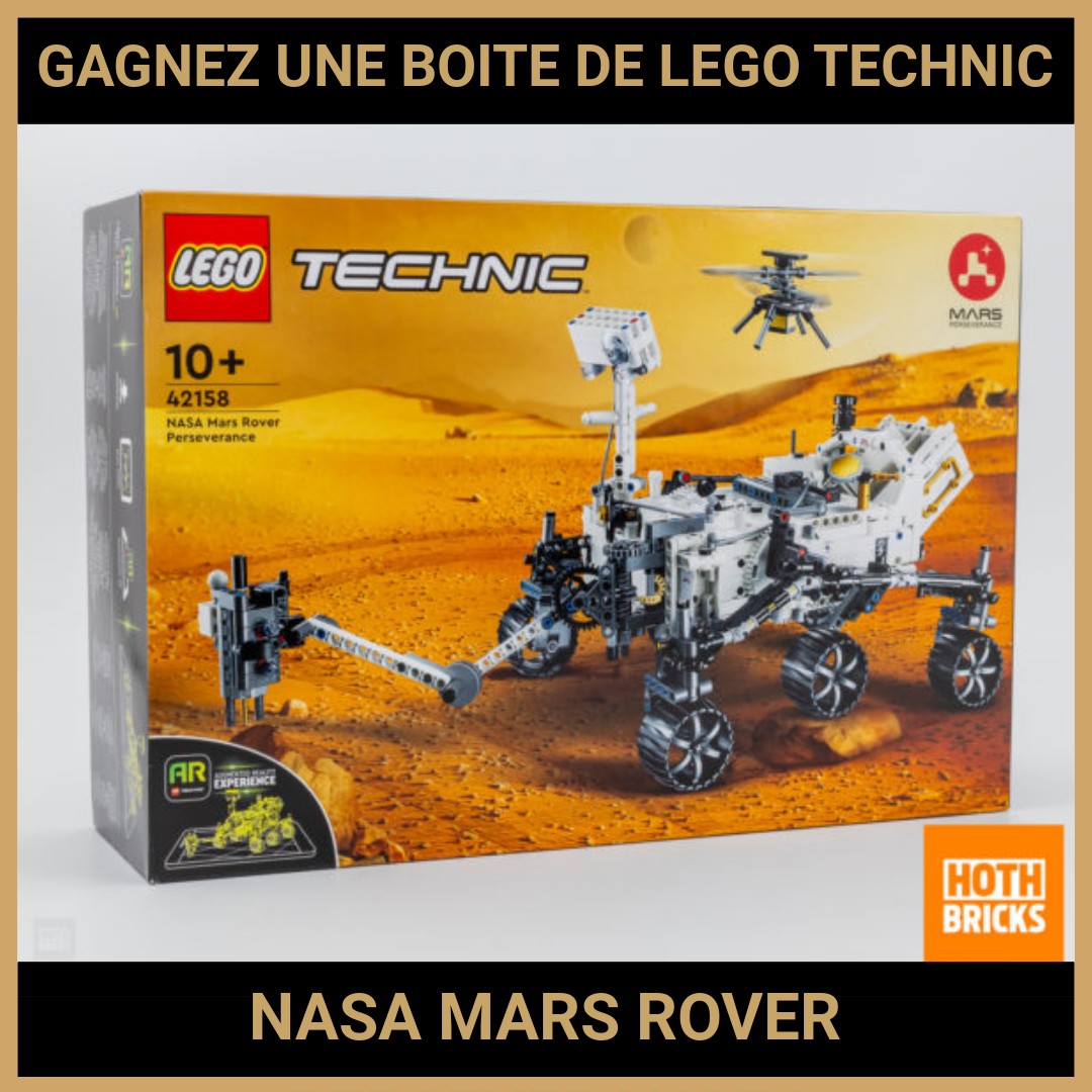 JEU CONCOURS GRATUIT POUR GAGNER UNE BOITE DE LEGO TECHNIC NASA MARS ROVER PERSEVERANCE !