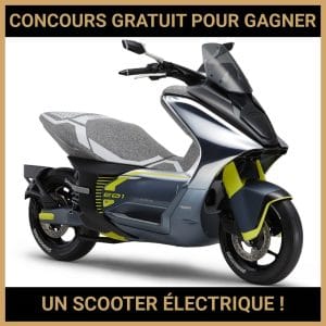 JEU CONCOURS GRATUIT POUR GAGNER UN SCOOTER ÉLECTRIQUE !