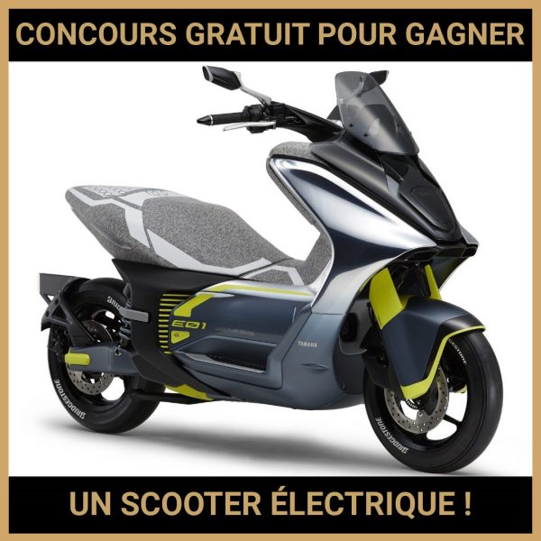 JEU CONCOURS GRATUIT POUR GAGNER UN SCOOTER ÉLECTRIQUE !