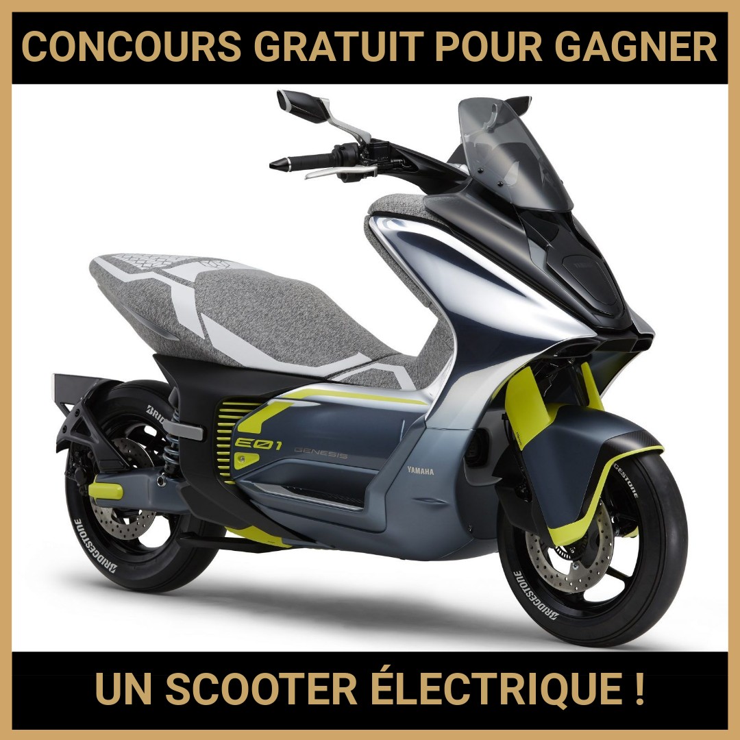 JEU CONCOURS GRATUIT POUR GAGNER UN SCOOTER ÉLECTRIQUE !