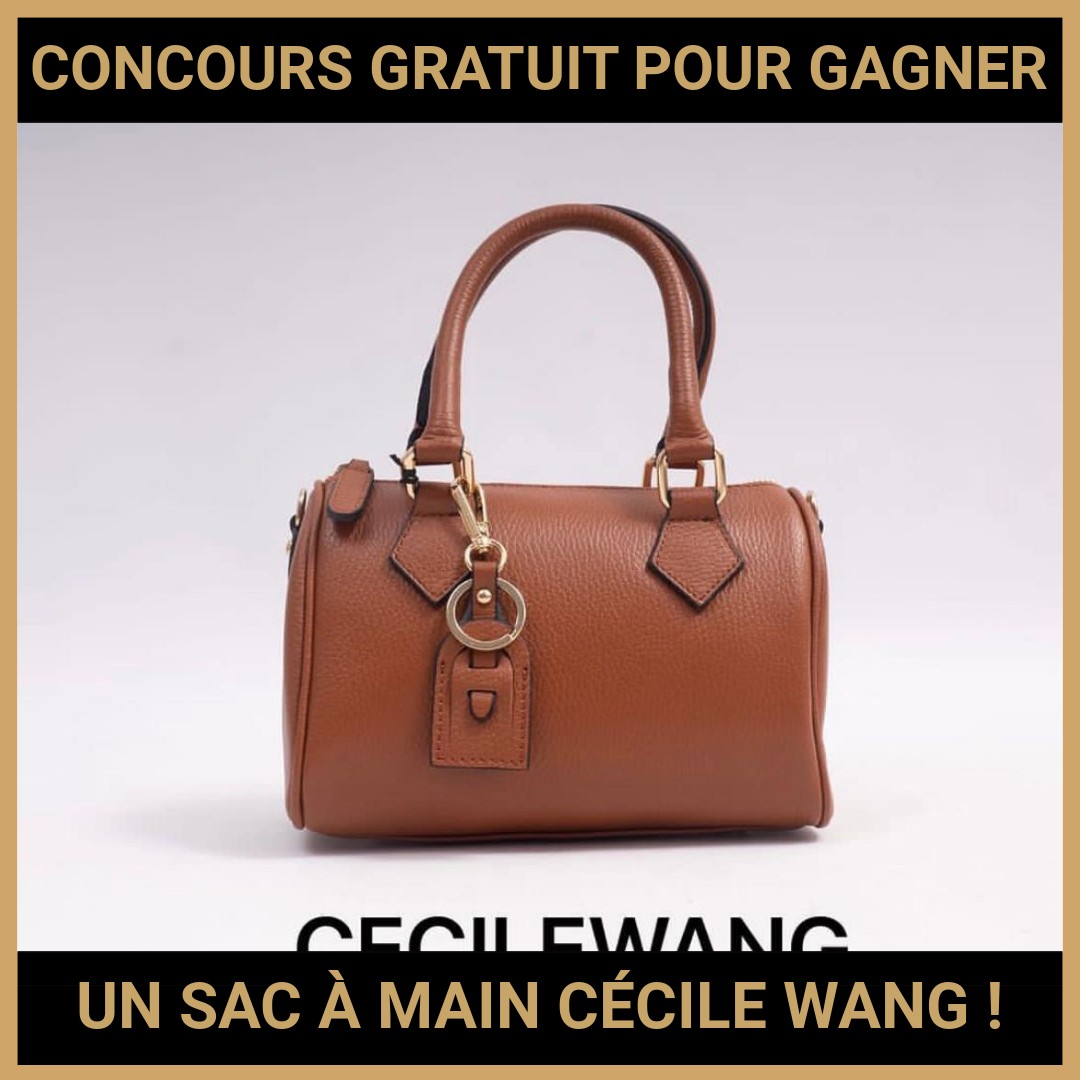 JEU CONCOURS GRATUIT POUR GAGNER UN SAC À MAIN CÉCILE WANG !