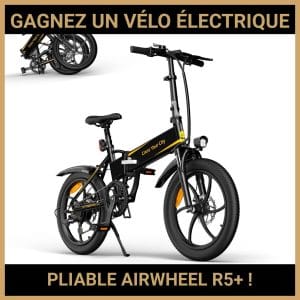 JEU CONCOURS GRATUIT POUR GAGNER UN VÉLO ÉLECTRIQUE PLIABLE AIRWHEEL R5+  !