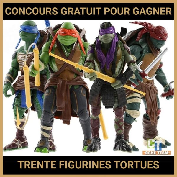 JEU CONCOURS GRATUIT POUR GAGNER TRENTE FIGURINES TORTUES NINJA !