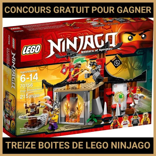 JEU CONCOURS GRATUIT POUR GAGNER TREIZE BOITES DE LEGO NINJAGO !