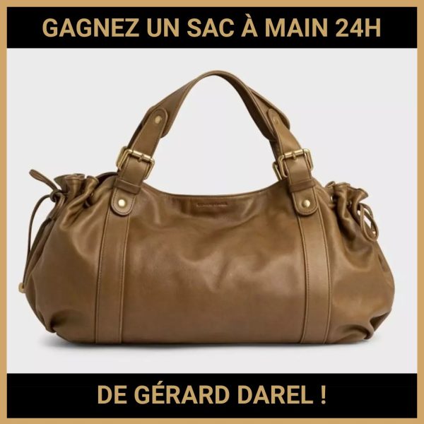 JEU CONCOURS GRATUIT POUR GAGNER UN SAC À MAIN 24H DE GÉRARD DAREL !