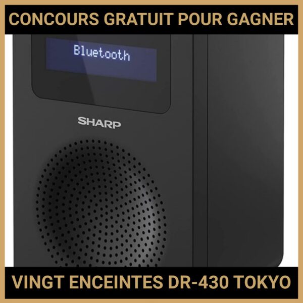 JEU CONCOURS GRATUIT POUR GAGNER VINGT ENCEINTES DR-430 TOKYO !