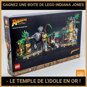 JEU CONCOURS GRATUIT POUR GAGNER UNE BOITE DE LEGO INDIANA JONES - LE TEMPLE DE L'IDOLE EN OR !