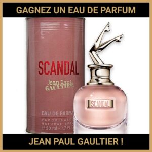 JEU CONCOURS GRATUIT POUR GAGNER UN EAU DE PARFUM JEAN PAUL GAULTIER !