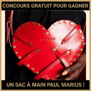 JEU CONCOURS GRATUIT POUR GAGNER UN SAC À MAIN PAUL MARIUS !