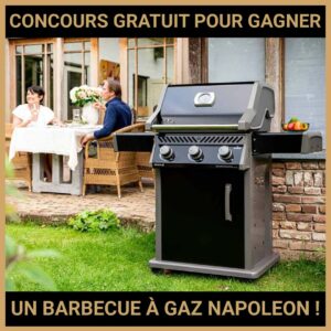 JEU CONCOURS GRATUIT POUR GAGNER UN BARBECUE À GAZ NAPOLEON !