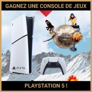 JEU CONCOURS GRATUIT POUR GAGNER UNE CONSOLE DE JEUX PLAYSTATION 5 !