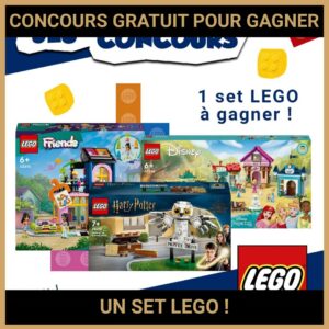 JEU CONCOURS GRATUIT POUR GAGNER UN SET LEGO  !