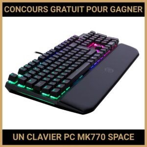 JEU CONCOURS GRATUIT POUR GAGNER UN CLAVIER PC MK770 SPACE GREY !