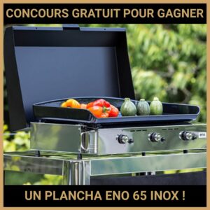 JEU CONCOURS GRATUIT POUR GAGNER UN PLANCHA ENO 65 INOX  !