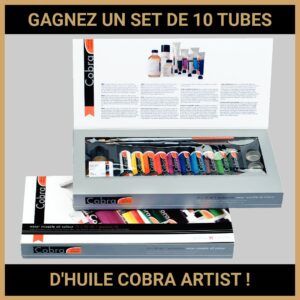 JEU CONCOURS GRATUIT POUR GAGNER UN SET DE 10 TUBES D'HUILE COBRA ARTIST !