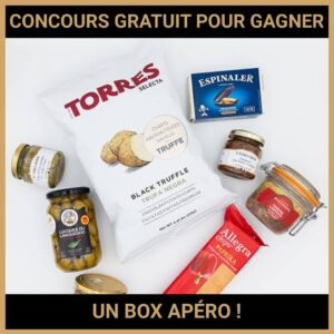 JEU CONCOURS GRATUIT POUR GAGNER UN BOX APÉRO !