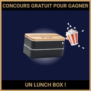 JEU CONCOURS GRATUIT POUR GAGNER UN LUNCH BOX !