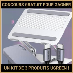 JEU CONCOURS GRATUIT POUR GAGNER UN KIT DE 3 PRODUITS UGREEN  !