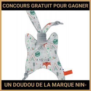 JEU CONCOURS GRATUIT POUR GAGNER UN DOUDOU DE LA MARQUE NIN-NIN !